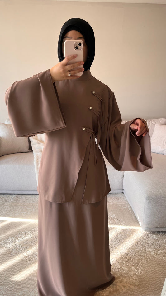 ABAYA ASYMÉTRIQUE