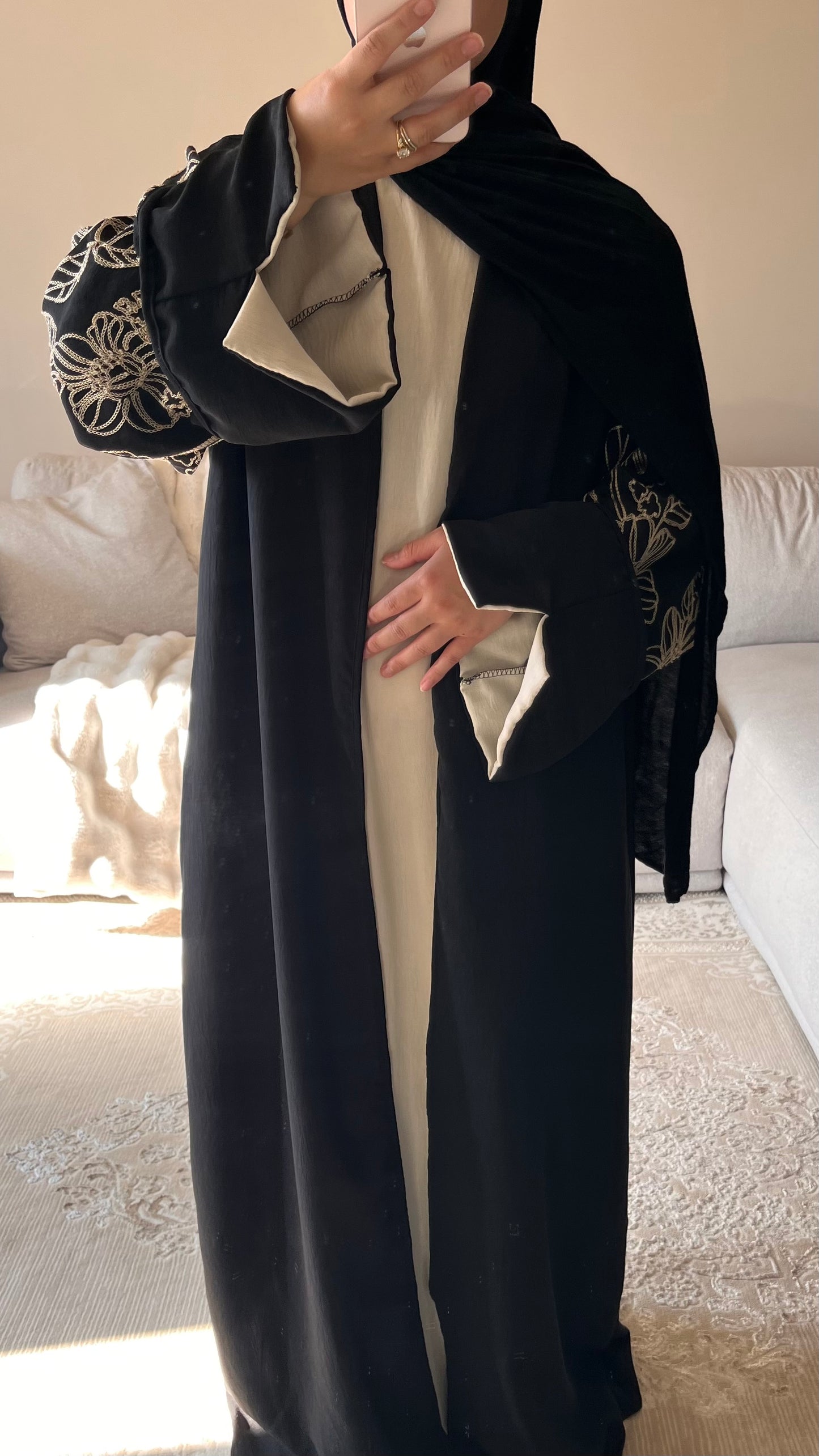 ENSEMBLE KIMONO FLEURS