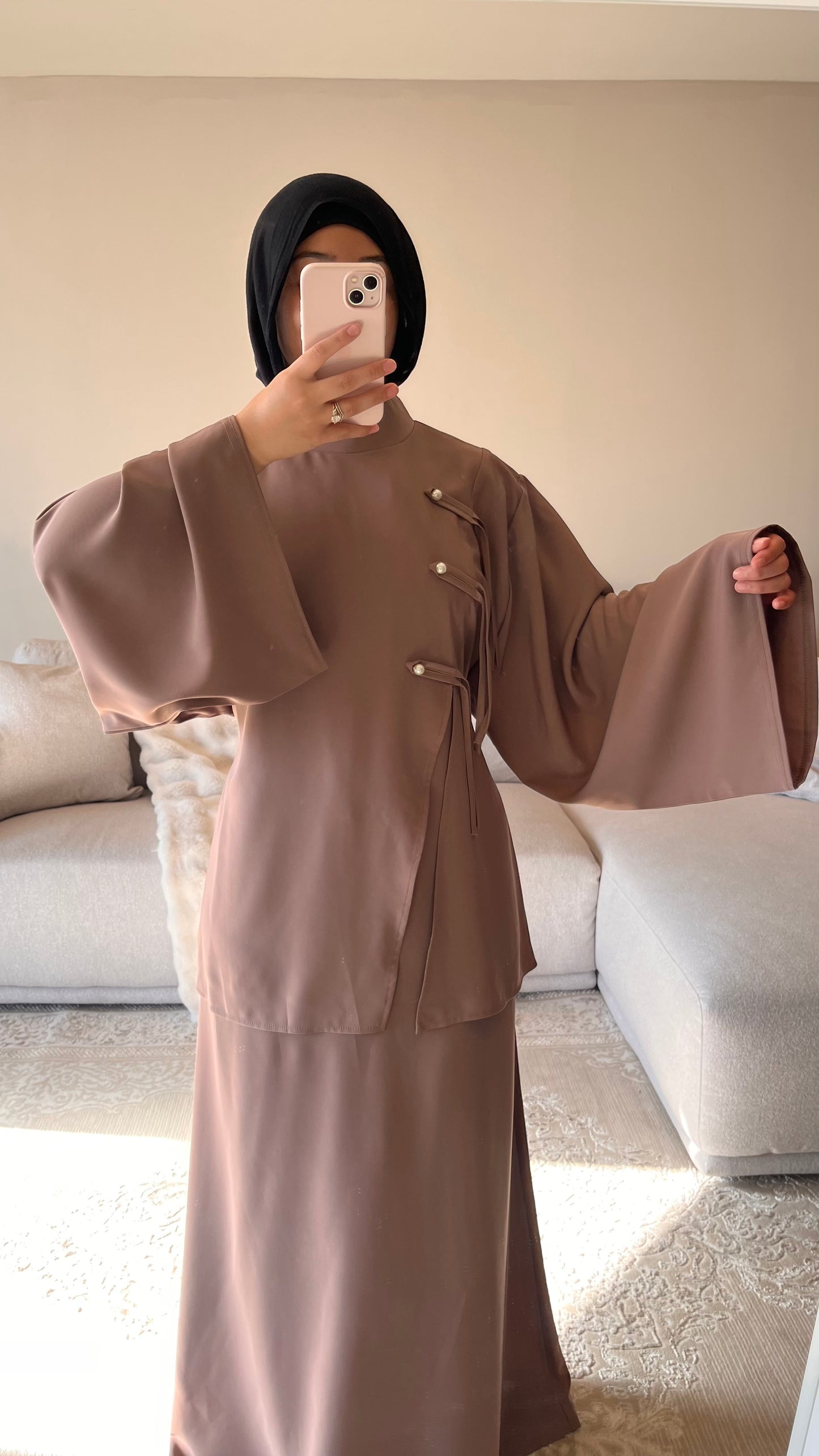 ABAYA ASYMÉTRIQUE