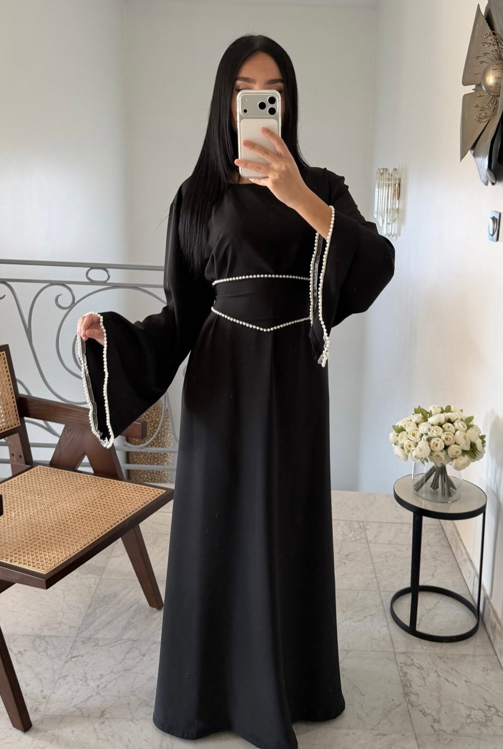 ABAYA PERLES