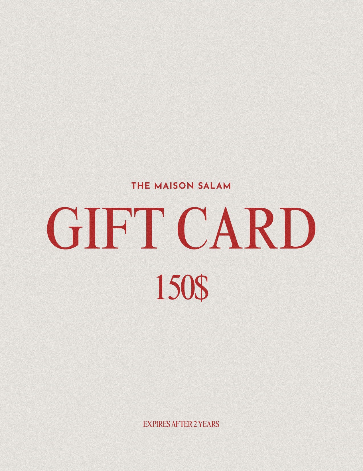 GIFT CARD