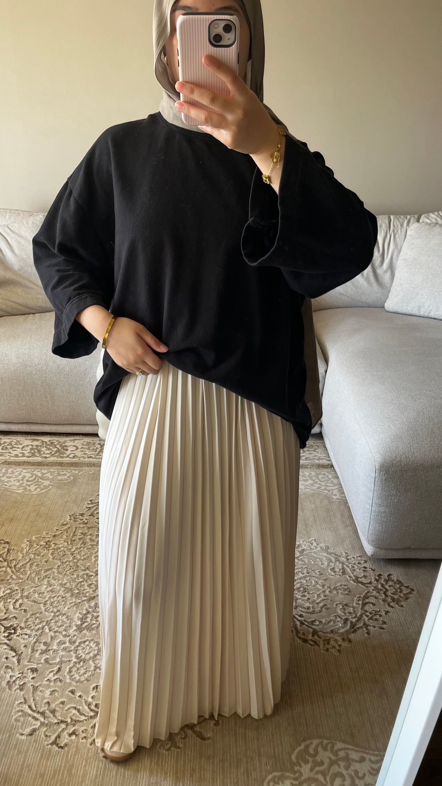 PLEATED SKIRT