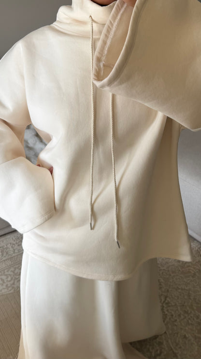 ENSEMBLE JUPE EN MOLLETON [COTON]