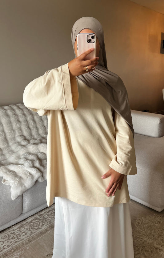 BASIC TEE MANCHES LONGUES [TEXTURE STYLE POLO]
