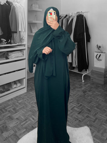 ABAYA VOILE INTÉGRÉ