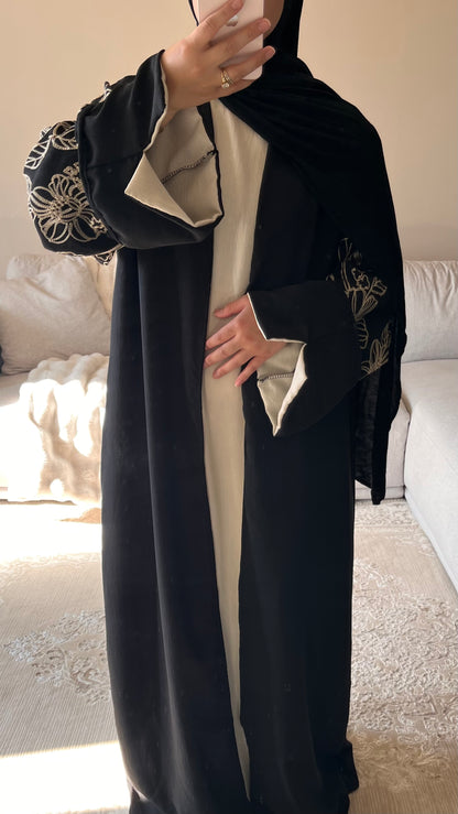 ENSEMBLE KIMONO FLEURS