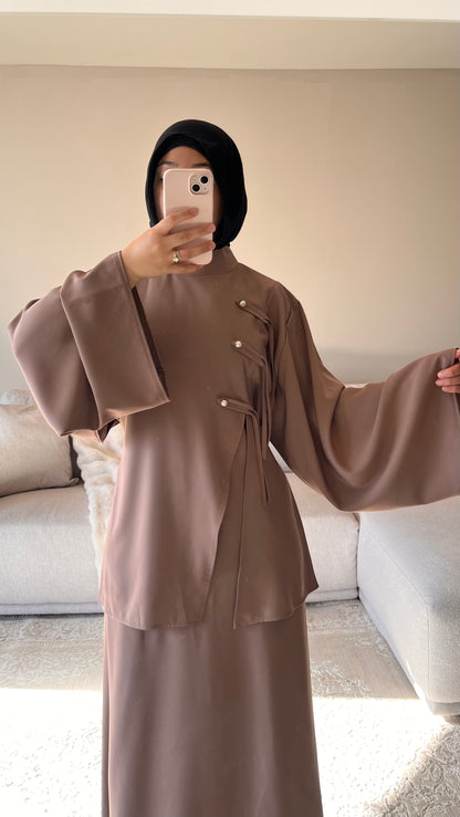 ABAYA ASYMÉTRIQUE