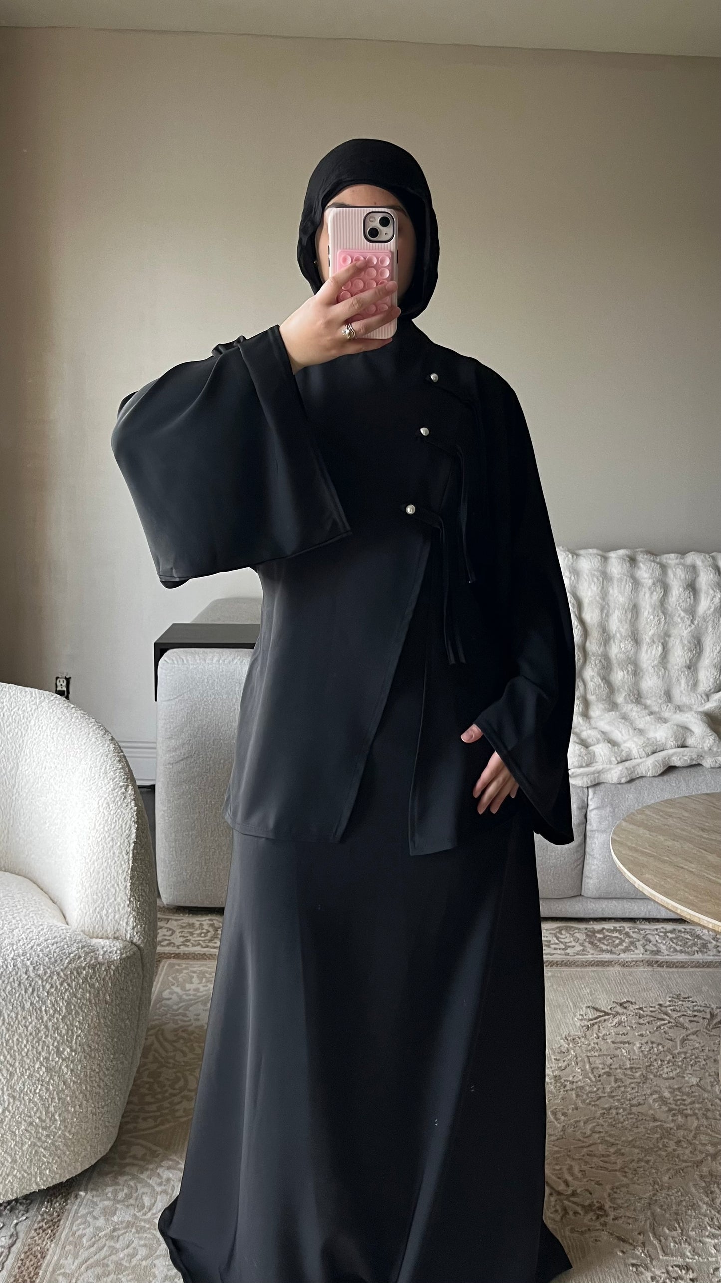 ABAYA ASYMÉTRIQUE