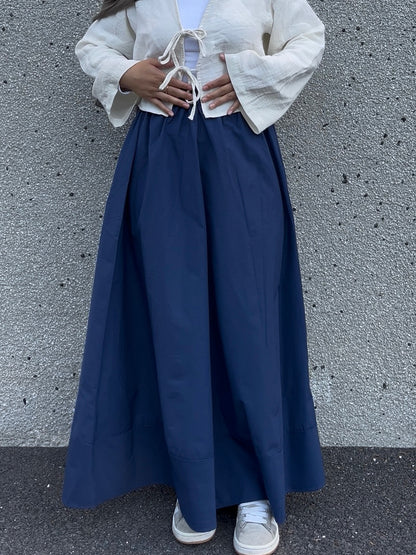 POPLINE SKIRT [COTTON]