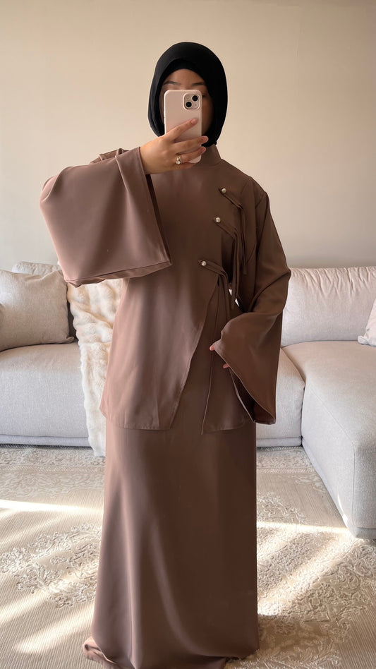 ABAYA ASYMÉTRIQUE