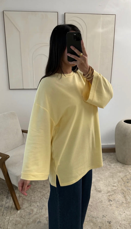 BASIC TEE MANCHES LONGUES [TEXTURE STYLE POLO]